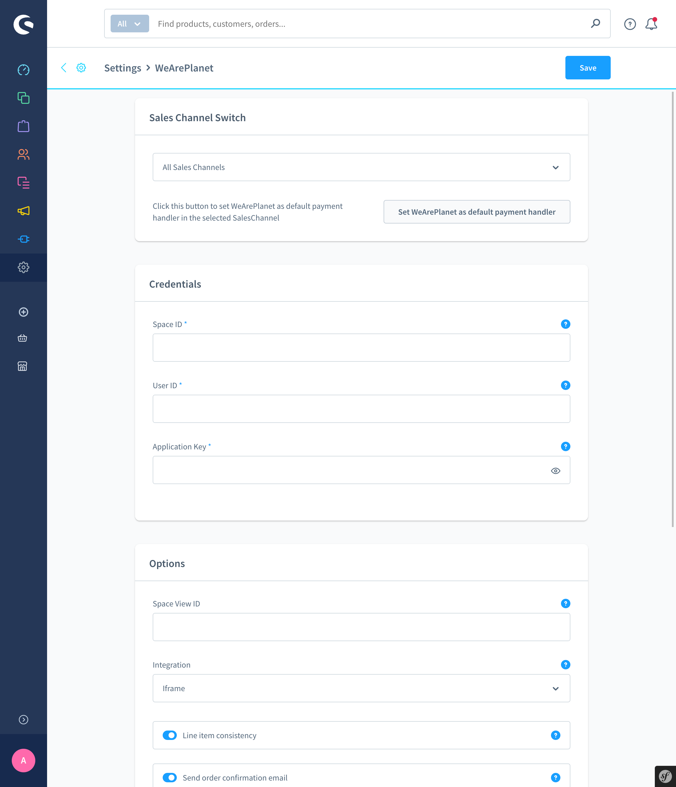 plugin configuration