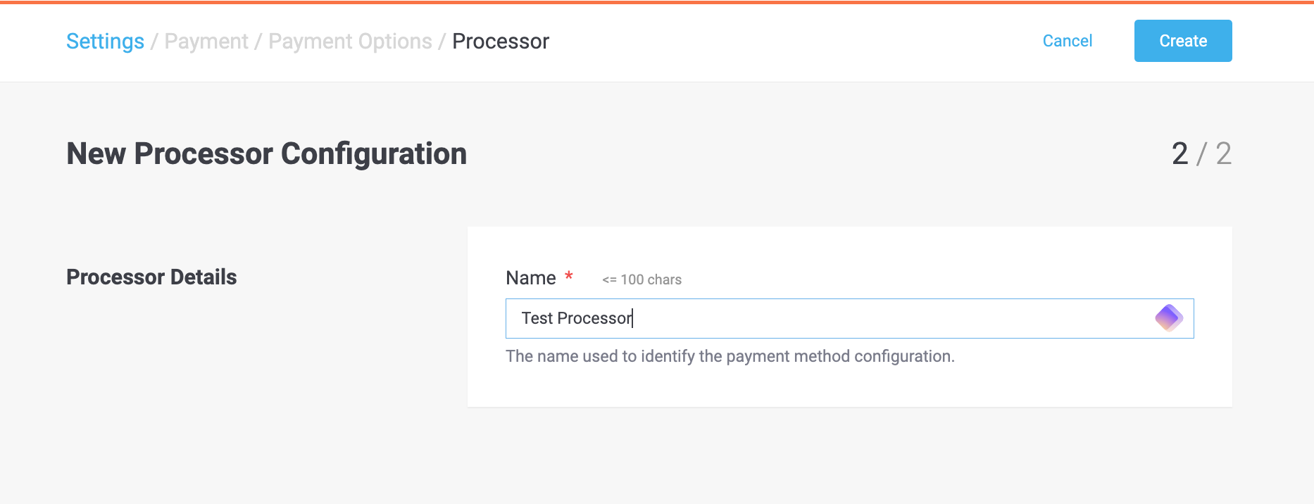 name processor